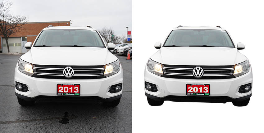 car image processing : Clipping Path Service